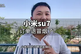 小米su7订单退冒烟了？锁定订单退不了？#小米su7 #带你懂车视频封面