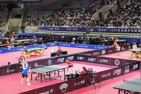 陈梦、王曼昱、陈幸同、王艺迪同框2023全国乒乓球比赛现场视频封面