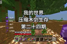 【我的世界】压缩木剑生存第二十四期 制作压缩木剑#我的世界