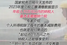 你目前的工资需要纳税吗？#年收入不足10万元基本不用交个税 #个税视频封面