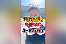 征收土地要给农民买失地保险，河南失地保险金额是多少#土地征收 #征收补偿 #失地保险 #拆迁 #北京律师视频封面