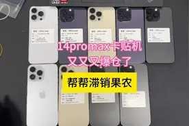 最近两天又收到一批美版卡贴机无锁机 14promax 系列 都是开好孔