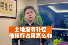 土地没有补偿就被占用了怎么办#土地 #土地占用 #抖来普法2023视频封面