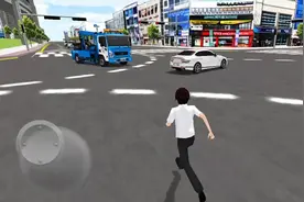 马路上找了一辆奔驰车 #233乐园 #3D驾驶课 #模拟驾驶#游戏日常视频封面