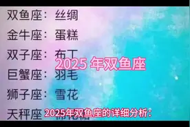#十二星座系列 2025 年双鱼座的详细分析#双鱼座   双鱼座视频封面