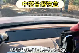 吉利熊猫mini专车专用中控台储物盒#熊猫mini #女生的车内饰