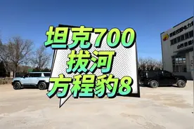 坦克700方程豹8拔河， 再一次测试，结果依然，不做太多评论