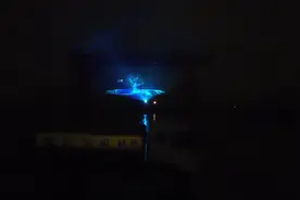 武汉杨泗港水幕电影裸眼3D#现场实拍 #武汉江滩夜景视频封面