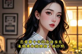 恋爱第十年纪念日当天，未婚妻和助理拍了婚纱照#二次元