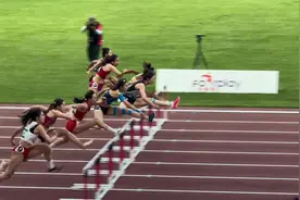 现场原声#吴艳妮百米栏决赛12秒76 #何锦櫶 #陈妤颉夺冠视频封面