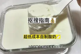 不用酸奶机也能自制酸奶，一分钟就能做完，噂嘟很简单👍🏻视频封面