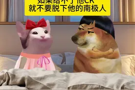 如果给不了他CK，就不要脱下他的南极人#cheems小剧场 #搞笑视频封面