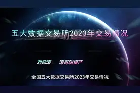 全国五大数据交易所交易情况#数据资源#数据#数据资源入表视频封面