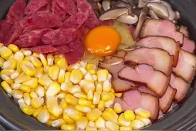 煲仔饭这样做，比外面卖的还好吃，营养美味还有酥脆的锅巴！全家 人都喜欢#煲仔饭 #美食教程 #抖音美食推荐官