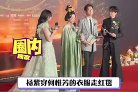#杨紫穿何惟芳的衣服走红毯 刻在杨紫DNA里的剧宣！#杨紫 #国色芳华