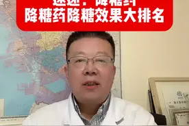 新指南速递：降糖药降糖效果大排名 #硬核健康科普行动 #糖尿病 #高血糖 #降血糖 #健康传播为人民视频封面