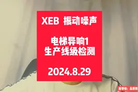 NVH振动噪声#电机噪声：电梯异音1生产线级检测视频封面