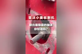小麦机维修保养 #雷沃小麦机 99%机手都不知道的割台轴承#抖音农机 #农机维修视频封面