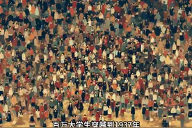 百万大学生，穿越1937年南京#致敬先辈吾辈自强 #先烈英雄视频封面