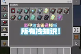 冷知识！关于锻造模板的冷知识！抱歉拖更了…#我的世界 #老玩家