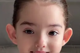 正脸像爹 侧脸像妈 #怼脸拍 #侧颜杀  #骗你生女儿 #混血宝宝 #人类幼崽