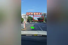 老司机来说说，红灯时能不能掉头？ #每天一个用车知识 #驾驶技巧