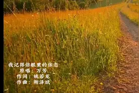 最近挺火的歌-我记得你眼里的依恋完整版#治愈系风景视频封面