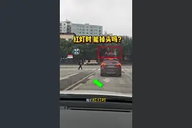 老司机来说说，红灯时能不能掉头？你越过斑马线了吗？ #每天一个用车知识 #驾驶技巧视频封面