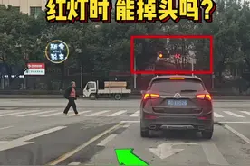 老司机来说说，红灯时能不能掉头？你越过斑马线了吗？ #每天一个用车知识 #驾驶技巧视频封面