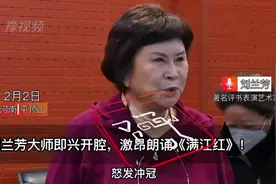 刘兰芳大师马街书会即兴开腔，激昂朗诵《满江红》！#刘兰芳评书视频封面