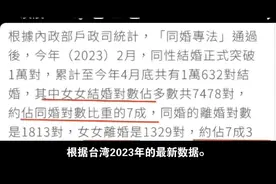 同性婚姻，男桐结不结？  #内容过于真实 #开眼界了 #台湾视频封面