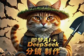即梦AI+DeepSeek基础教程：用AI一天做500张宠物分镜。#即梦ai视频封面