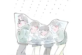 起猛了，下雨天出门看到了骆驼僵尸～（素材来源：@你的天⁴⁰⁴ ）#画一个故事 #当代大学生精神状态 #大学生