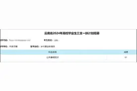 云南三支一扶成绩公布啦！#三支一扶