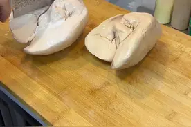 完整生鹅肝处理切片#鹅肝视频封面
