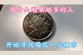 菊花一元硬币最贵的三个年份你知道吗？ #钱币 #老版人民币 #古玩视频封面
