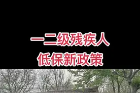 一二级残疾人低保新政策 #抖音新农人 #助力三农 #低保 #残疾人视频封面