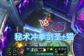 秘术冲拳蔚暴打秘术冲拳剑圣#英雄联盟 #斗魂竞技场视频封面