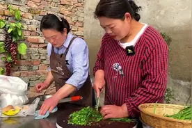 3斤韭菜加八个鸡蛋，姐俩今天做炸菜角，色泽金黄外酥里嫩，真香视频封面