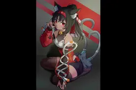 猫又过程#二次元 #板绘 #高质量头像 #绝区零 #猫又视频封面