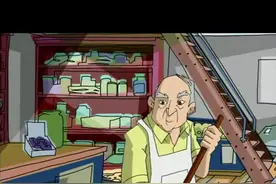 女方:约翰，当猪能在天上飞的时候我就嫁给你 约翰:这泼天的富贵也轮到我了#动漫 #童年动画 #搞笑 #精彩片段分享 #成龙历险记视频封面