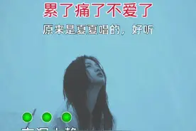 累了痛了不爱了#伤感音乐 #歌词句句入心 #说不出的或许都在歌里 #痴情的人伤心的泪