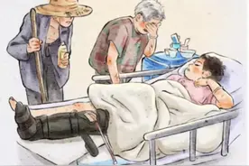 无论多大在父母眼中都是孩子啊！ 90多岁老父母来医院看望50多岁住院的女儿#看见音乐计划#配乐有奖 #父母的恩情一辈子还不完 #泪目 #抖音插画师联盟视频封面