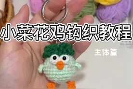 迷你菜花墩墩鸡钩织教程来喽～ 好好把握鸡会 一起奥利给✌🏻 给零基础学钩针的新手宝放慢了嗷 @苏苏姐家官方旗舰店  #爱生活爱编织 #小菜鸡 #钩织小物件 #墩墩鸡玩偶钩针教程 #钥匙链挂件钩织教程 附图解视频封面