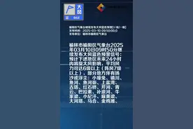 榆阳区气象台继续发布大风蓝色预警[Ⅳ级/一般]视频封面