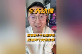 冬天幼猫回家的十个注意事项，踩坑两个肯定生病#新手养猫 #养猫人 #养猫新手视频封面