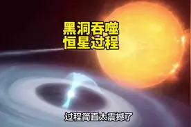这是黑洞吞噬恒星的过程，你或许无法想象#探索发现 #探索宇宙视频封面