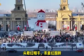 顶流“网红大雪人”回来了！ #高18米哈尔滨雪王又来了视频封面