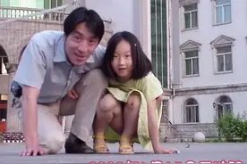 学校有晚课时，爷俩经常去校园等妈妈一起回家吃饭#天堂一定很美