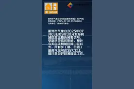 衢州市气象台发布高温橙色预警[Ⅱ级/严重]视频封面